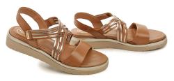 Tamaris Comfort 8-58707-42 hnědé dámské nadměrné sandály