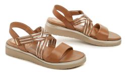 Tamaris Comfort 8-58707-42 hnědé dámské nadměrné sandály