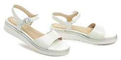 Tamaris Comfort 8-58708-42 bílé dámské nadměrné sandály