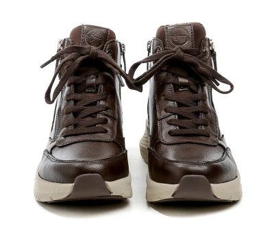 Tamaris Comfort 8-85200-45 Mocca Nappa dámské kotníkové boty