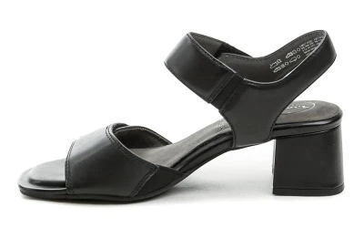 Tamaris Comfort 8-88317-44 černé dámské sandály na podpatku