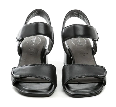 Tamaris Comfort 8-88317-44 černé dámské sandály na podpatku