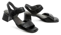 Tamaris Comfort 8-88317-44 čierne dámske sandále na podpätku