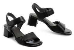 Tamaris Comfort 8-88317-44 čierne dámske sandále na podpätku
