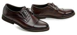 Tapi A-7579 tmavě hnědá pánská společenská obuv