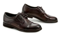 Tapi A-7579 tmavě hnědá pánská společenská obuv