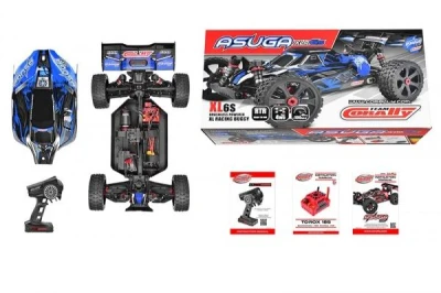 Team Corally ASUGA XLR 6S 4WD RTR modrá buggy
