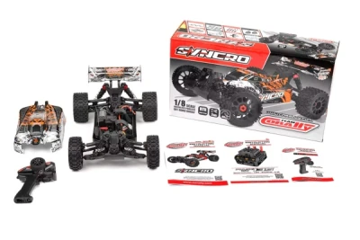 Team Corally Syncro oranžová 2WD 3-4S RTR buggy