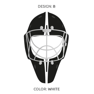 TEMPISH Set nálepek pro HERO masku POUZE B - white (VÝPRODEJ)