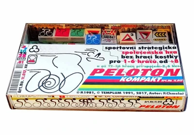 Templum Peloton Kompakt cyklistická desková hra