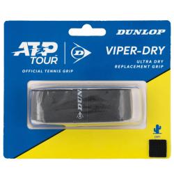 Dunlop ATP VIPER-DRY Grip 1,8 mm černá omotávka Dunlop ATP VIPER-DRY Grip 1,8 mm černá omotávka