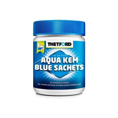 Thetford Aqua Kem Blue Sachets 15x25g - rozkladová chemie do WC