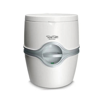 Thetford Porta Potti Qube 565E bílá-šedá výhodná sada chemické toalety s příslušenstvím