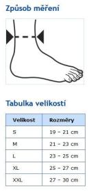 Thuasne Sport 0333 kotníková bandáž POUZE XXL (VÝPRODEJ)