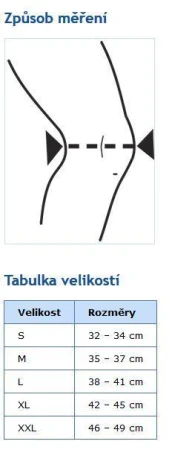 Thuasne Sport 0334 elastická kolenní bandáž POUZE L (VÝPRODEJ)