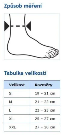 Thuasne Sport 0353 kotníková bandáž zpevněná POUZE XL (VÝPRODEJ)