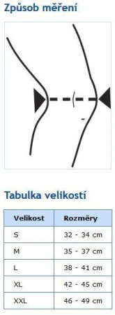 Thuasne Sport 0354 elastická kolenní bandáž s podporou POUZE M (VÝPRODEJ)