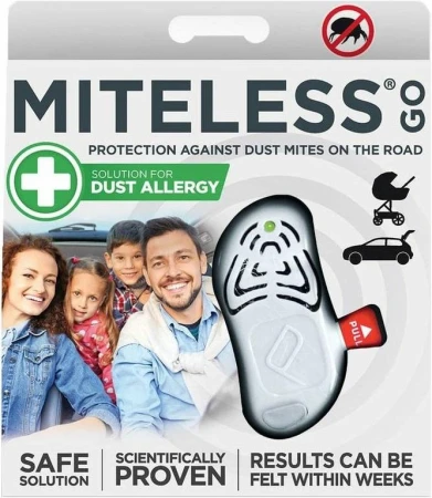Miteless ultrazvukový odpuzovač roztočů GO white Miteless ultrazvukový odpuzovač roztočů GO white