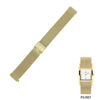 Timex T2J921 zlatý kovový řemínek k hodinkám