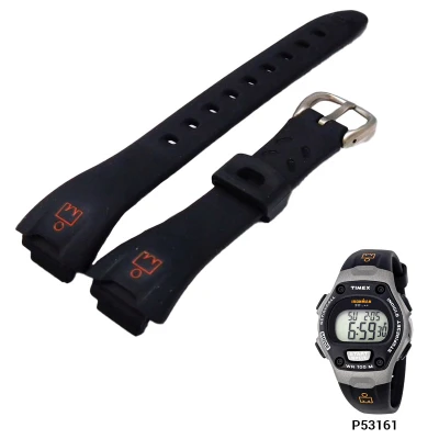 Timex Ironman 30Lap černý pánský gumový řemínek k hodinkám