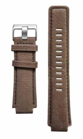 Timex originální kožený hnědý řemínek s výkusem pro modely s kompasem