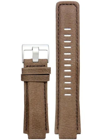 Timex originální kožený hnědý řemínek s výkusem pro modely s kompasem