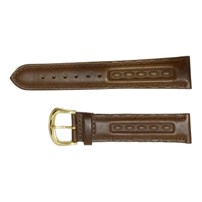 Timex originální hnědý kožený řemínek 20mm