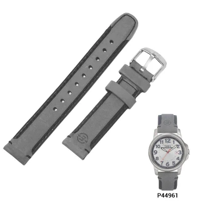 Timex Expedition 16mm šedý kožený řemínek