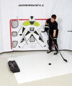 Titan hokejová strelecká doska 200 x 100 + Winnwell Passing Aid nahrávač