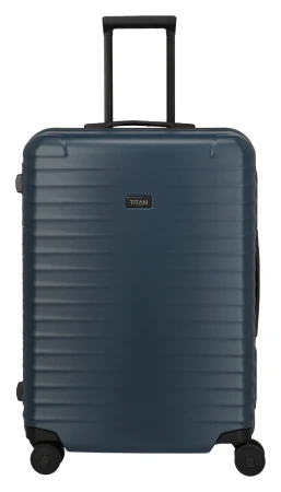 Titan Overseas M plus tmavě modrý cestovní kufr