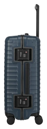 Titan Overseas M plus tmavě modrý cestovní kufr