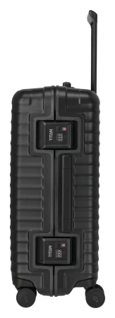 Titan Overseas M plus černý cestovní kufr