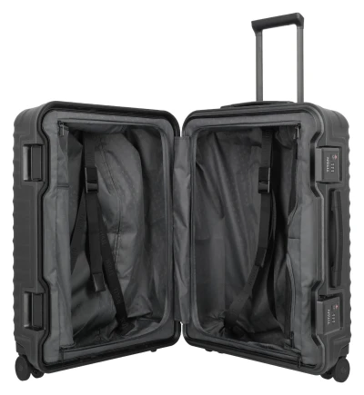 Titan Overseas M plus černý cestovní kufr