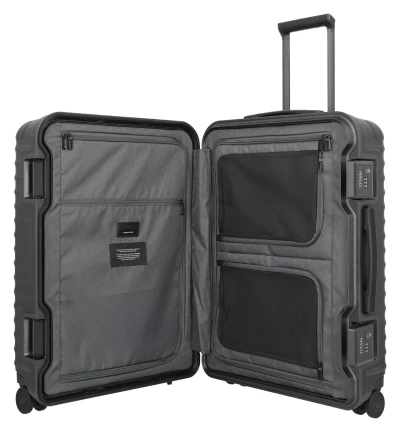 Titan Overseas M plus černý cestovní kufr