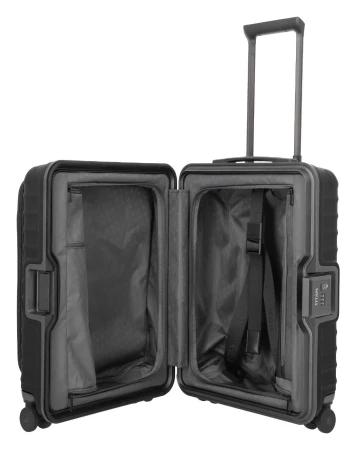 Titan Overseas S černý kabinový kufr