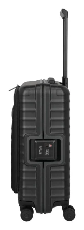 Titan Overseas S černý kabinový kufr