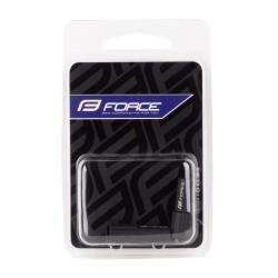 Force Skrutky nastaviteľné na radenie lánok, sada 2 ks čierne