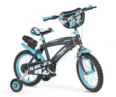 Toimsa Blue Ice 14 dětské kolo + reflexní sada
