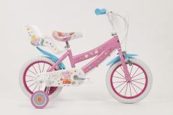 Toimsa Prasátko Peppa 14 dětské kolo + reflexní sada