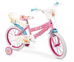 Toimsa Prasátko Peppa 16 dětské kolo + reflexní sada Toimsa Prasátko Peppa 16 dětské kolo + reflexní sada