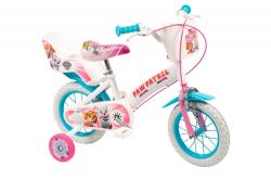 Toimsa Tlapková Patrola bílé 12 dětské kolo + reflexní sada