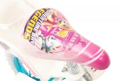 Toimsa Tlapková Patrola bílé 12 dětské kolo + reflexní sada