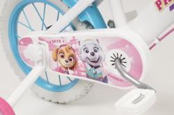Toimsa Tlapková Patrola bílé 14 dětské kolo + reflexní sada