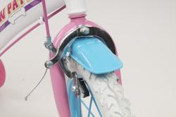 Toimsa Tlapková Patrola bílé 14 dětské kolo + reflexní sada