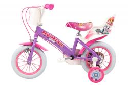 Toimsa Tlapková Patrola fialové 12 dětské kolo + reflexní sada