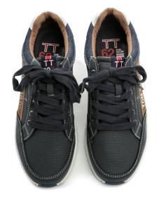 Tom Tailor 1182405 modré pánské polobotky