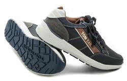 Tom Tailor 1182405 modré pánské polobotky