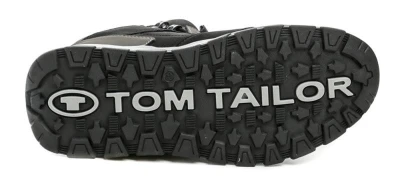 Tom Tailor 4280310011 černé pánské zimní boty