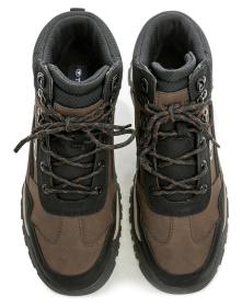 Tom Tailor 6380420004 černo hnědé pánské zimní boty