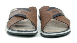 Tom Tailor 7480210004 hnědé pánské nazouváky